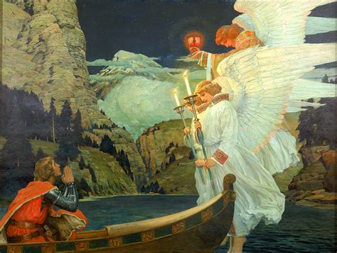 Frederick J. Waugh - The Knight of the Holy Grail, 1912 - Fine Art Photo (30227320) - Fanpop