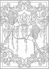 Dover Sampler Coloring Pages sketch template