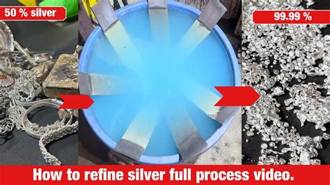 How to refine silver in easy 3 steps | refining silver 2 kg - YouTube