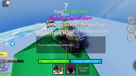 How to get TTK (True Triple Katana) - Blox Fruits - Roblox - YouTube