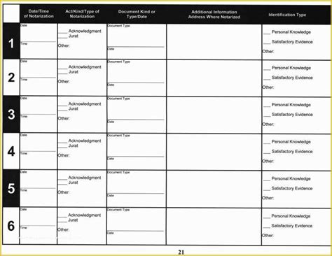 Notary Public Journal Template Free Of formal Letter Template Enclosure Copy Inspiration 7 ...