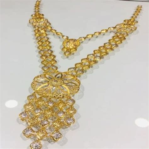 91.6% Golden 30gm Ladies Gold Necklace at Rs 355100/piece in Kozhikode | ID: 27304388633