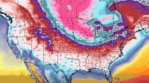 These polar vortex maps will help you track the bone-chilling temperatures this week | Fast ...