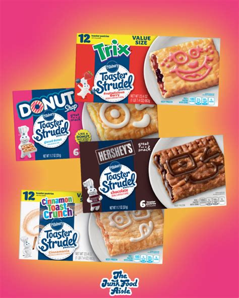 Pillsbury Toaster Strudel Introduces Several New Flavors - The Junk Food Aisle