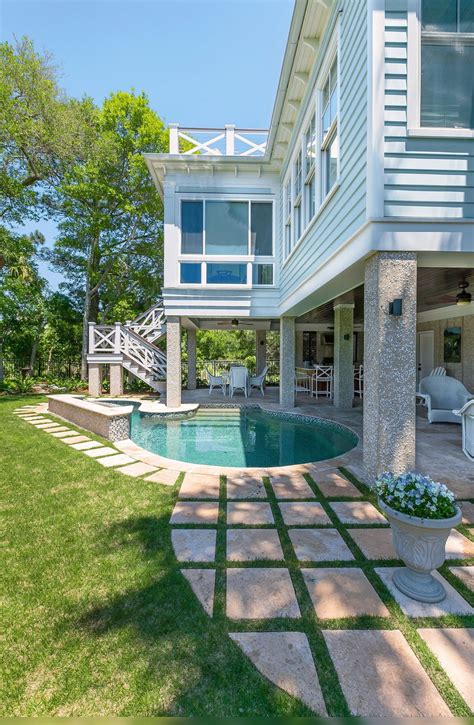 Account Suspended | Modern beach house, Beach house landscaping, Beach house pool