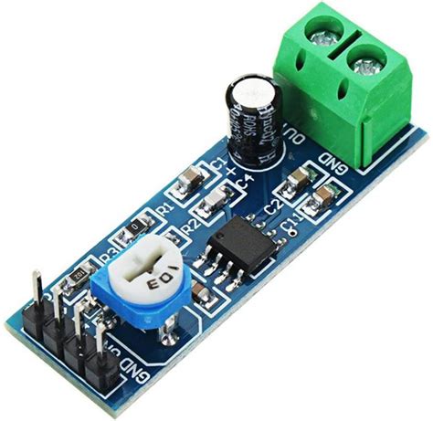 BMES Electronics LM386 Audio Amplifier Module on Board 200x Gain Micro Controller Board ...