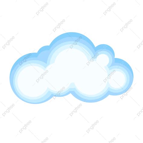 Arte De Dibujos Animados Lindo Cielo Nube PNG ,dibujos Nube, Azul, Lindo PNG y Vector para ...