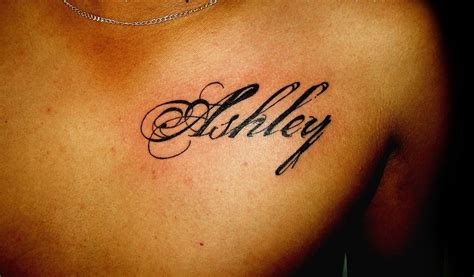 Ashley Tattoo Name - Printable Calendars AT A GLANCE