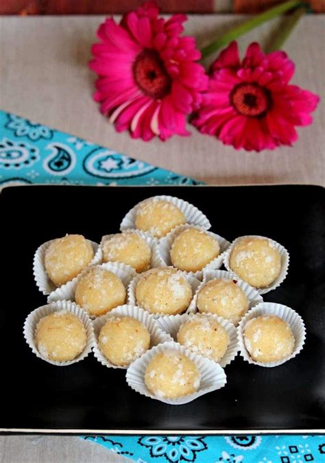 Coconut Ladoo | Quick Coconut Balls With Condensed Milk - My Cooking Journey