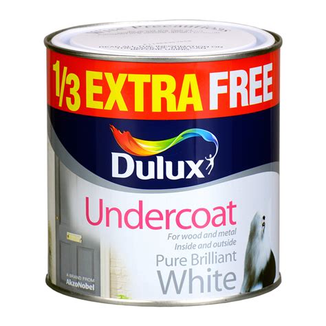 Dulux Undercoat White 750ml + 33%Free