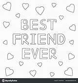 Best Friend Quotes Coloring Pages sketch template