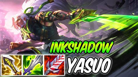 YASUO MID GAMEPLAY | Best Build & Runes Season 13 | INKSHADOW YASUO ...