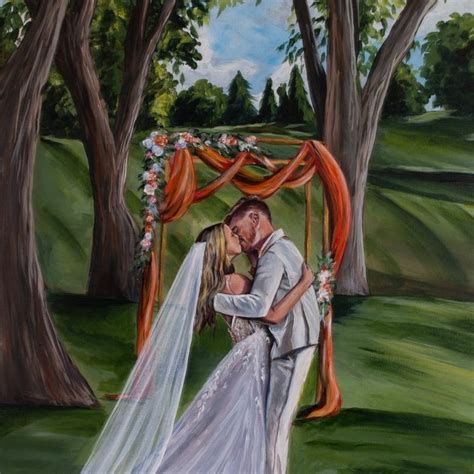 Live Wedding Painting — Debbie Bowman Art