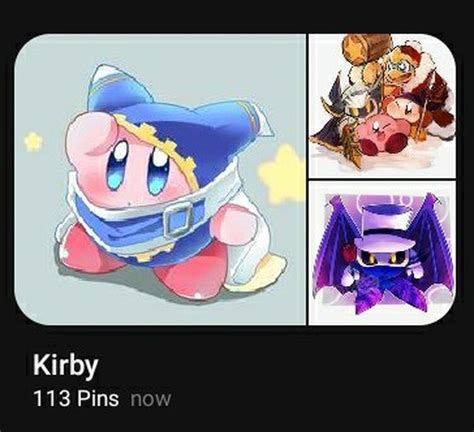 Me: *makes an entired board dedicated to Kirby stuff* | Fandom