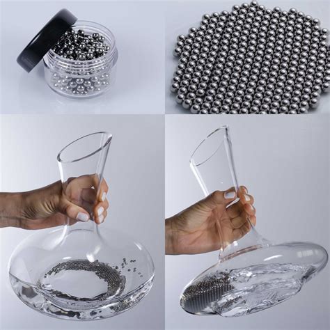 Wine Decanter Lead-free with Bonus Cork Stopper & Cleaning Beads - Plaisir de la Cave