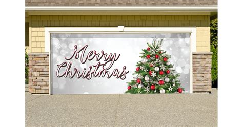 Merry Christmas Tree Garage Door Mural | Garage Christmas Banner s | POPSUGAR Home Photo 30