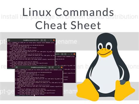 Linux Commands Cheat Sheet - Quickly Reference Common Commands!