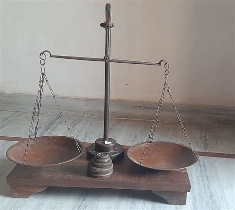 Antique scales, Hand Forged iron scales, Weighing scale, Vintage scales ...