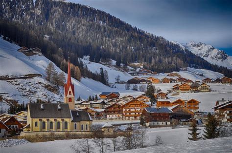 Free Photos: Winter mountain village landscape with snow Gsies Italy ...