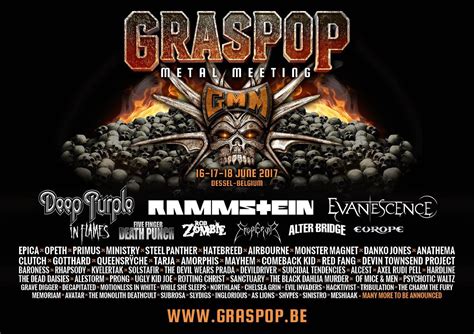 Graspop Metal Meeting announces new names - UNRAVELED