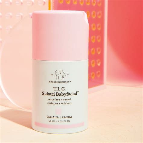 Drunk Elephant T.L.C. Sukari Babyfacial™ 25% AHA + 2% BHA Mask | Best ...