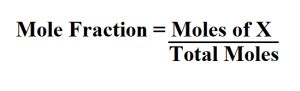 How to Calculate Mole Fraction.