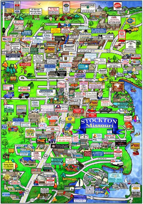 Stockton Map - Home | Stockton, Lake cabins, Map