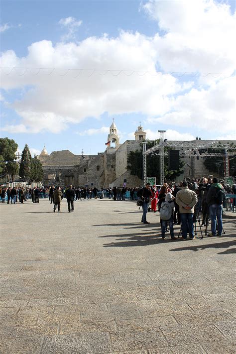 Manger Square in Bethlehem Photograph by Munir Alawi