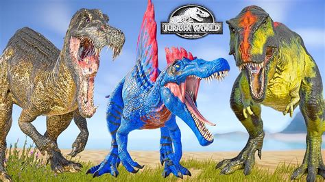 Northfire's Baryonyx VS Spinosaurus Max 40, Isle T-REX 🦖 Jurassic World ...