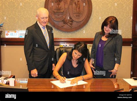 Nikki Haley Ceremonial Bill Signing- Literacy Coaches and Teachers, H ...