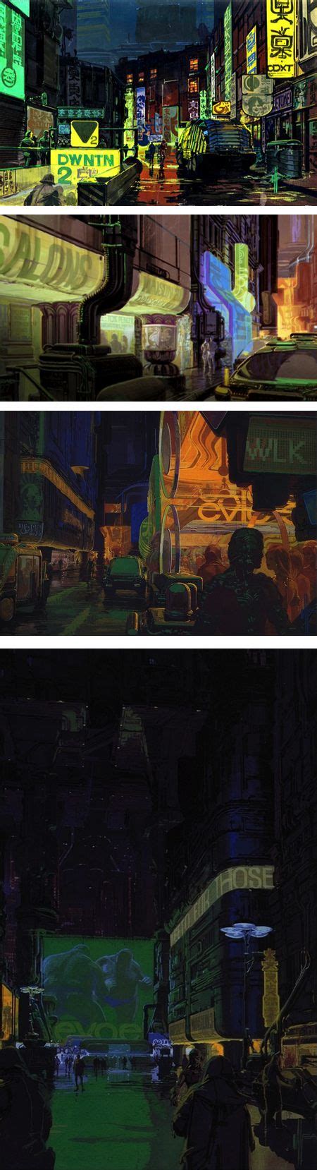 Syd Mead Blade Runner concept art – Lines and Colors