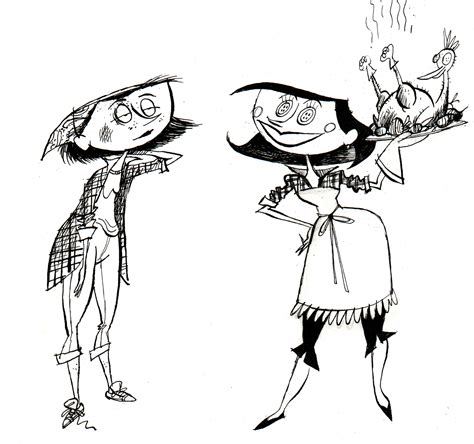 Coraline Characters Drawings