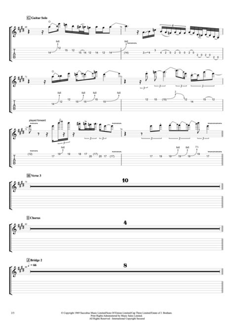 Whole Lotta Love Tab by Led Zeppelin (Guitar Pro) - Full Score | mySongBook