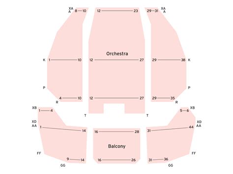 St George Theatre Seating Map | Elcho Table