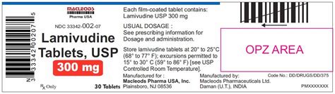 Lamivudine - FDA prescribing information, side effects and uses