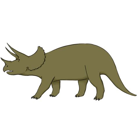 How to Draw a Triceratops - Easy Drawing Art