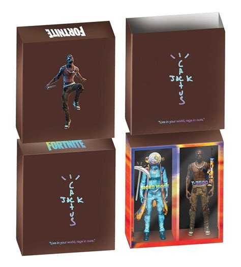 Travis Scott Cactus Jack Fortnite 12" Action Figure Duo Set - Derek’s ...