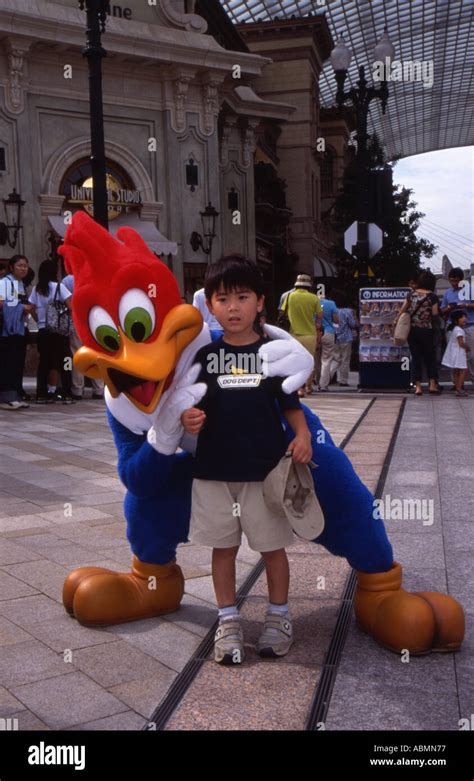 Universal Studios Japan USJ Woody Woodpecker Stock Photo - Alamy