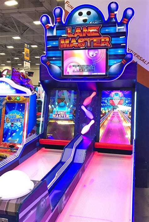 LED Lane Master Bowling Arcade Game - Glowing Bowling Rental Game