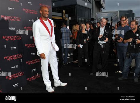 Boris Kodjoe attends the US premiere of "Resident Evil: Retribution" at ...