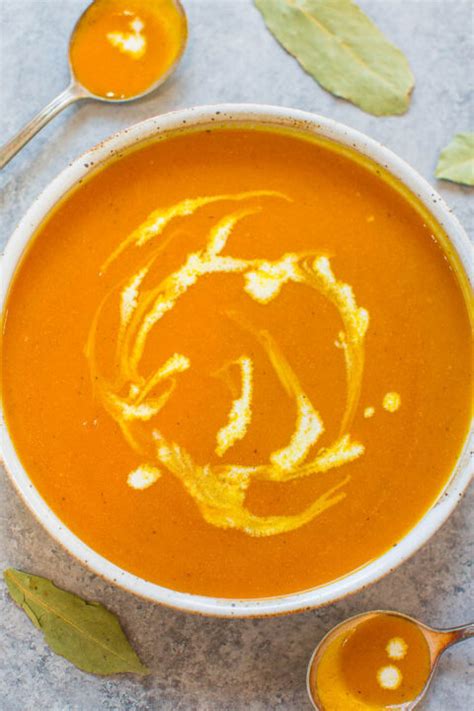 Easy Pumpkin Soup Recipe (Ready in 30 Minutes!) - Averie Cooks