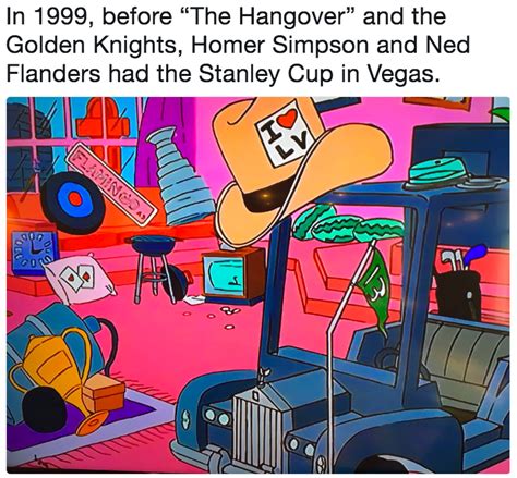 In 1999, before “The Hangover” and the Golden Knights, Homer Simpson and Ned Flanders had the ...