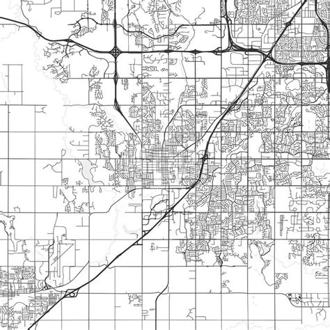 Olathe, Kansas - Area Map - Light - HEBSTREITS | Area map, Background, City map