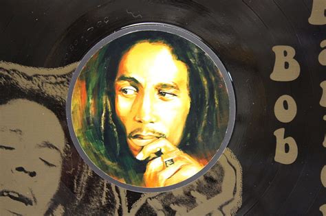 Bob Marley #3 Black Vinyl Lp Etched W/ Artists Image Limited Edition ...