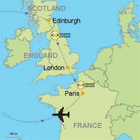 Paris London Map ~ EXODOINVEST