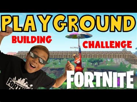 [Fortnite] Building Challenge i Playground - YouTube