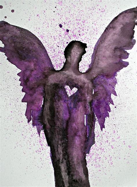 Guardian Angels Purple by Alma Yamazaki in 2020 | Purple painting ...