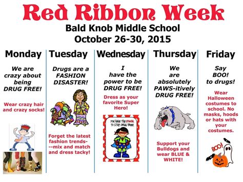 10 Best Red Ribbon Week Ideas For Middle School 2024