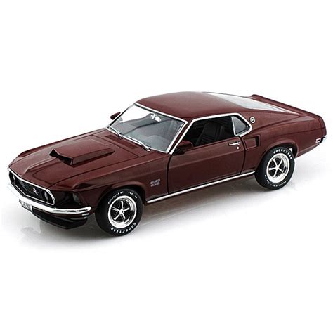 1969 Ford Mustang Boss 429, Maroon - Auto World ERTL AMM1006 - 1/18 ...