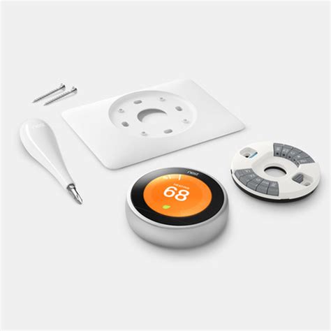 Google Nest Learning Thermostat Gen3 Stainless Steel, Charcoal Google ...